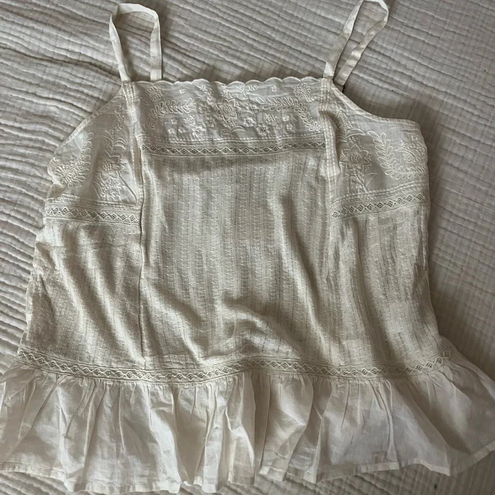 Lucky Brand Cream Blouse - Picture 4 of 6